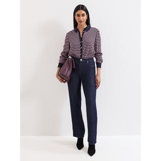 Phase Eight Chemise à manches longues à motifs  