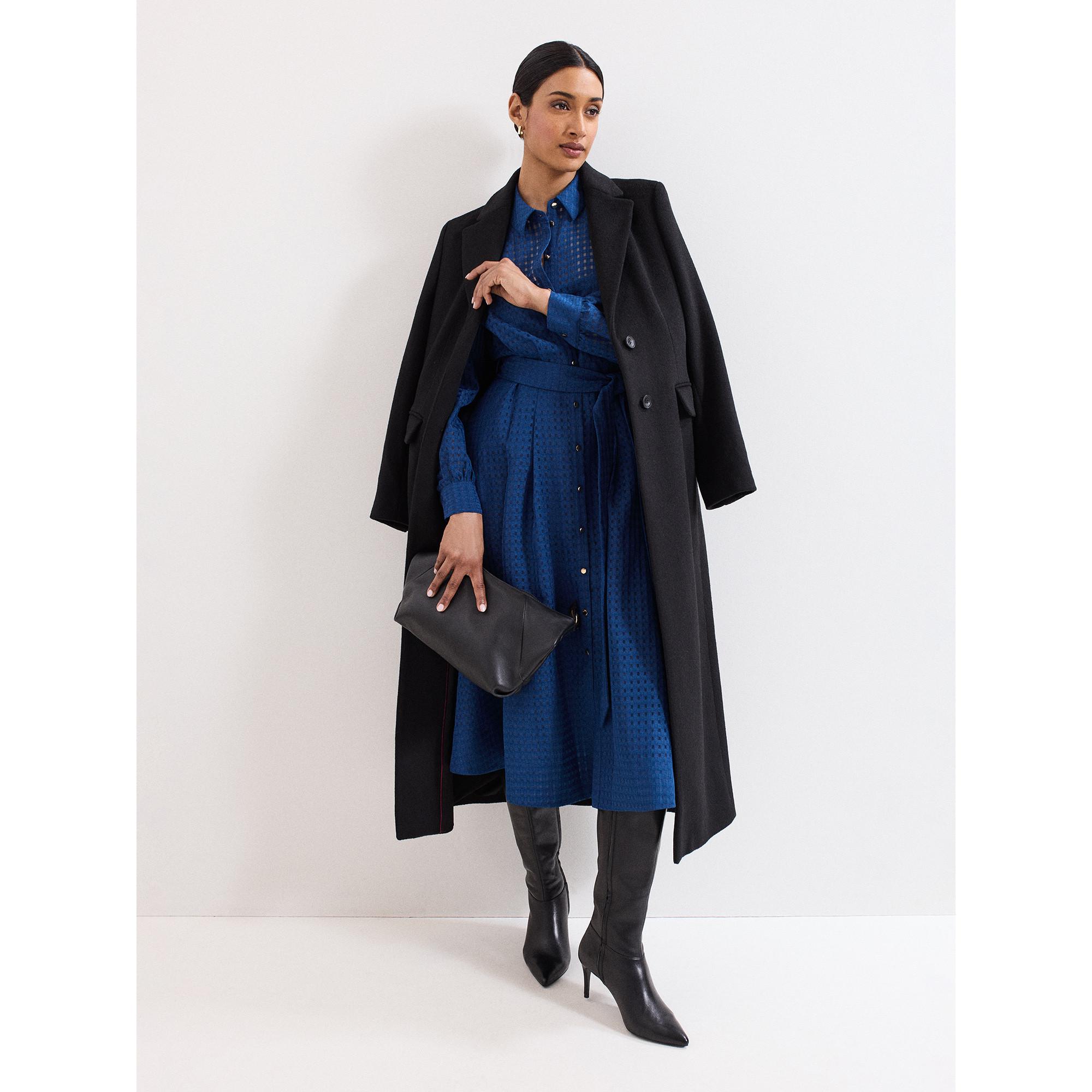 Phase Eight Natalie Abito Camicia Midi a Quadri  