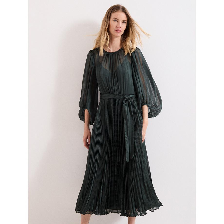 Phase Eight Lucie Plissiertes Midikleid  