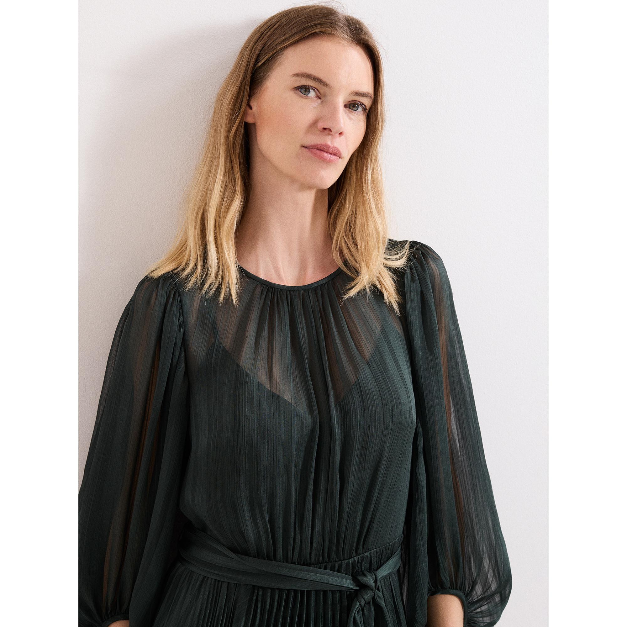 Phase Eight Lucie Plissiertes Midikleid  