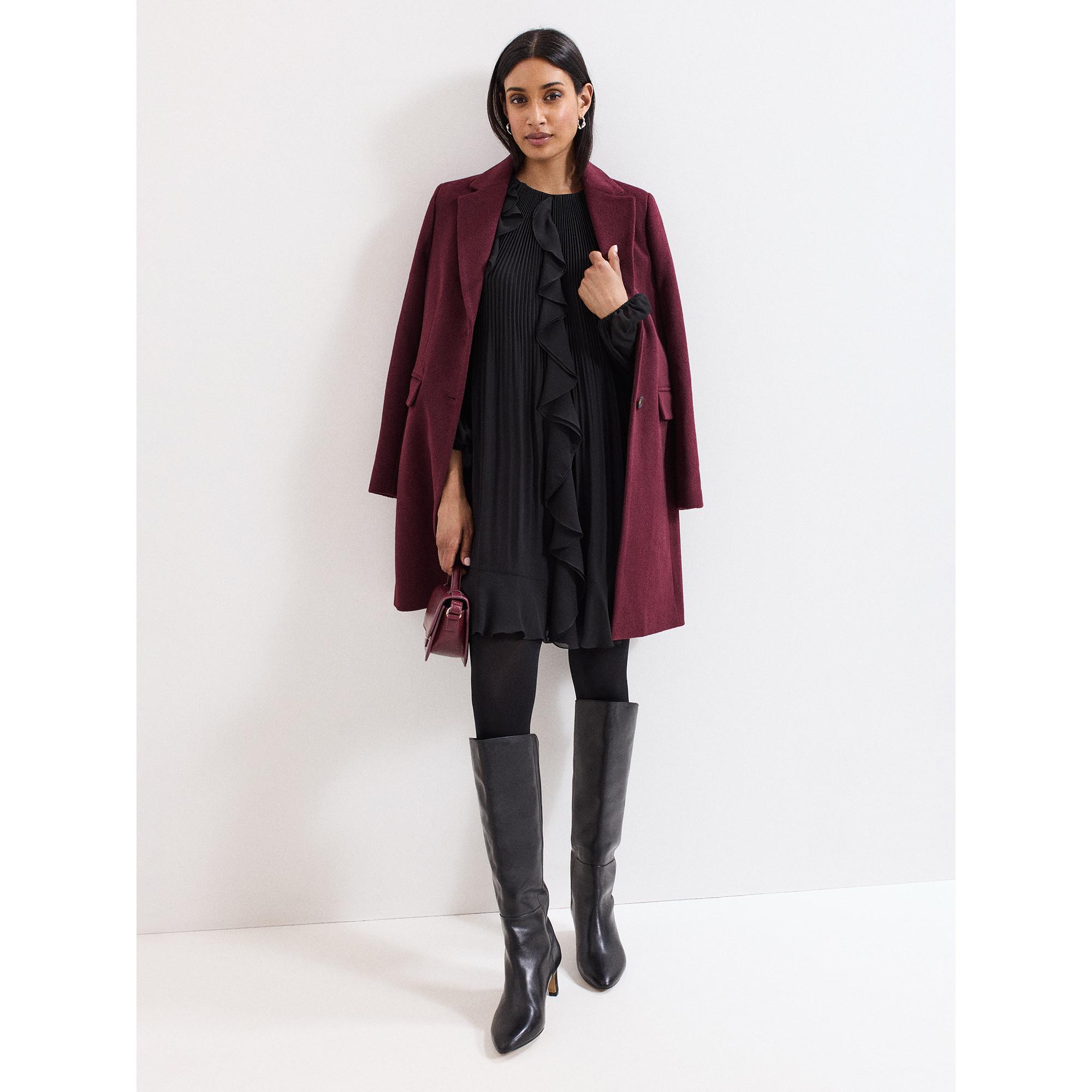 Phase Eight Layla Vestito Mini Plissettato con Balze  