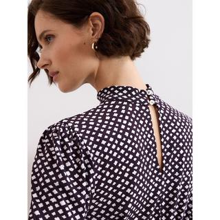 Phase Eight Esme Top Stampa Astratta Maniche Lunghe  