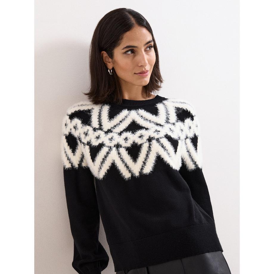 Phase Eight Karla Gemusterter Strickpullover  