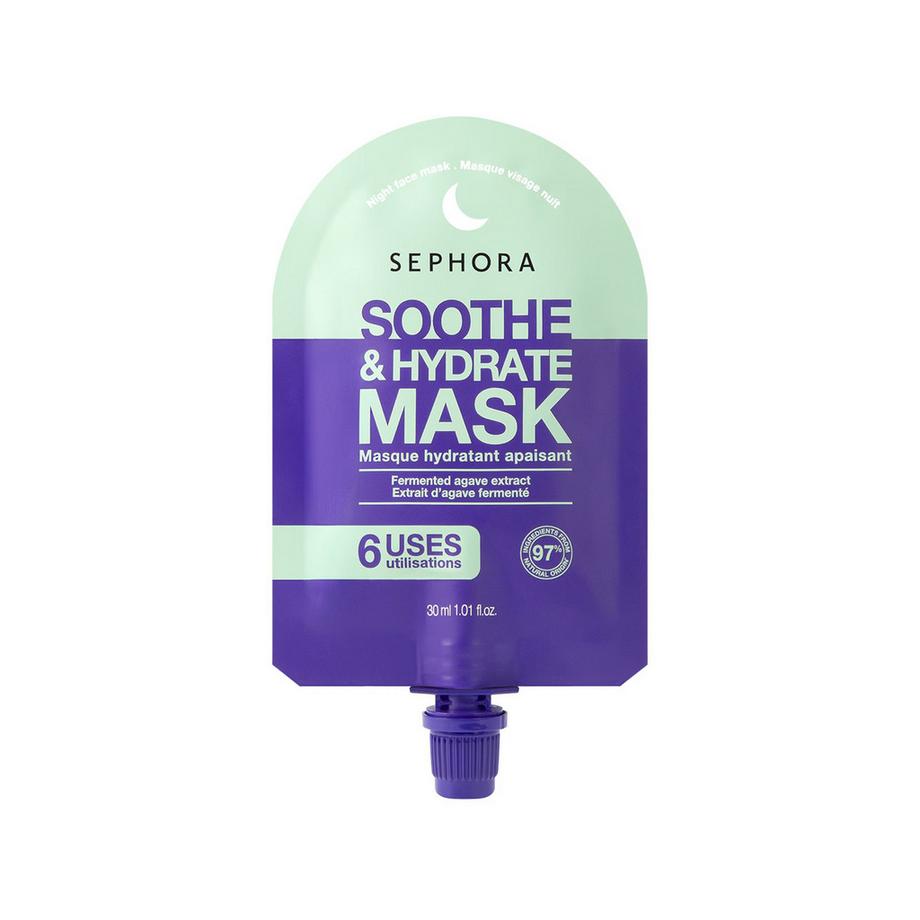 Masques visage nuit - Texture gel-crème enveloppante hydratante