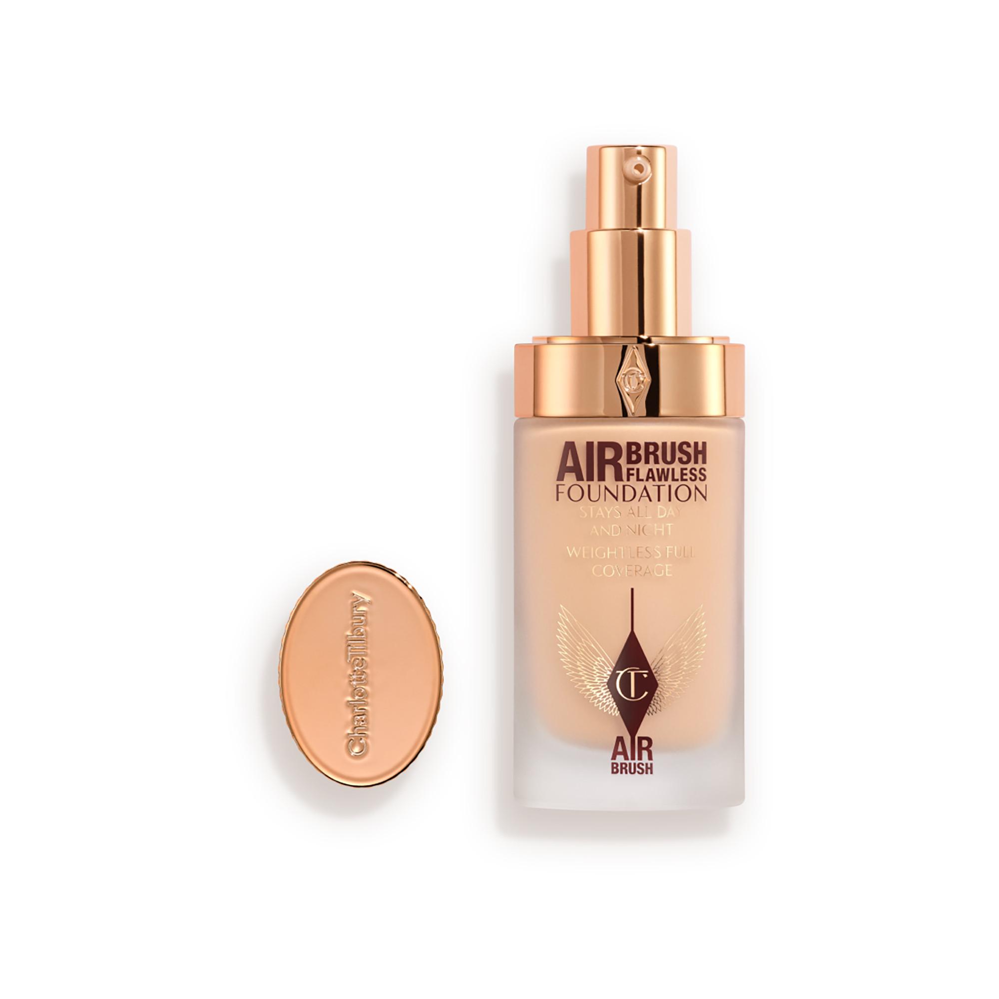 CHARLOTTE TILBURY  Airbrush Flawless Foundation – Leichte Foundation mit voller Deckkraft 