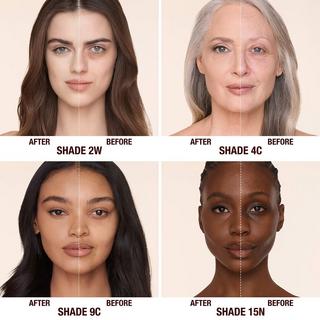 CHARLOTTE TILBURY  Airbrush Flawless Foundation – Leichte Foundation mit voller Deckkraft 