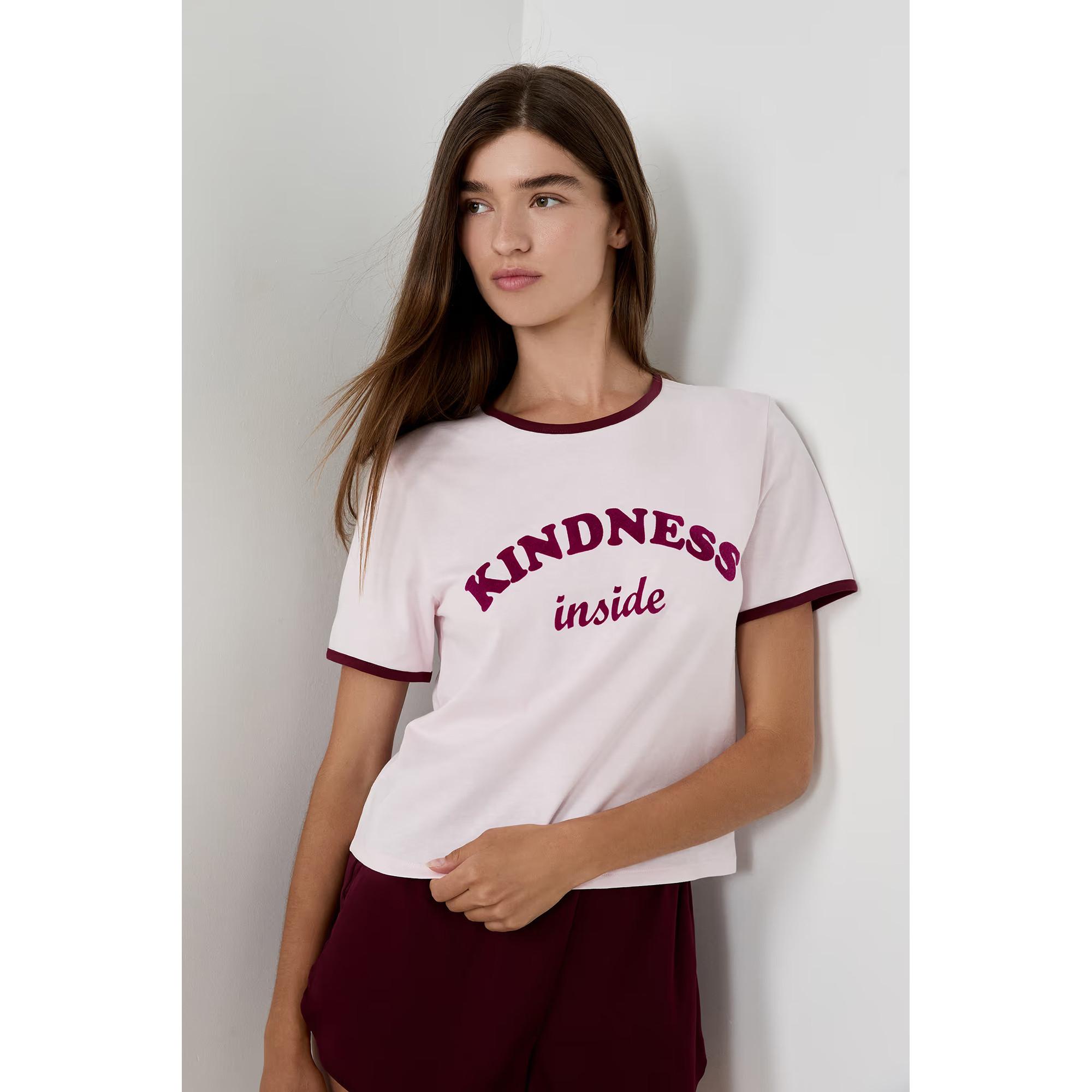 Etam T-Shirt Kindness Inside Print  