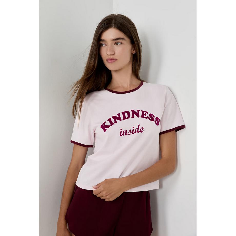 Etam T-Shirt Kindness Inside Print  