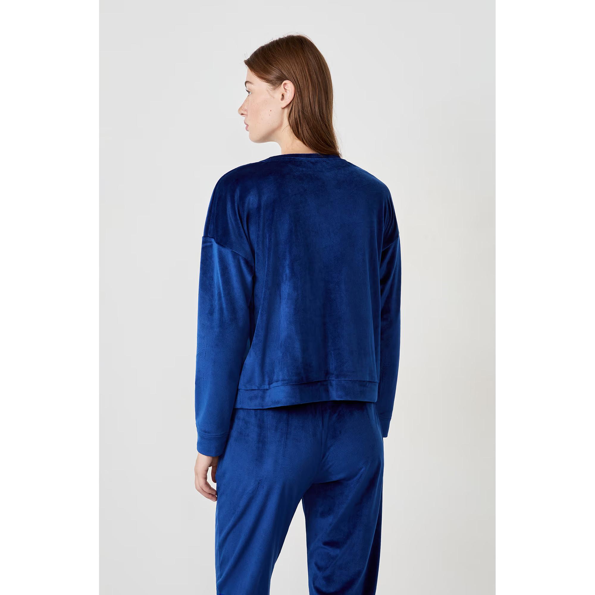 Etam Felpa Ricamata in Velluto  