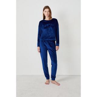 Etam Felpa Ricamata in Velluto  