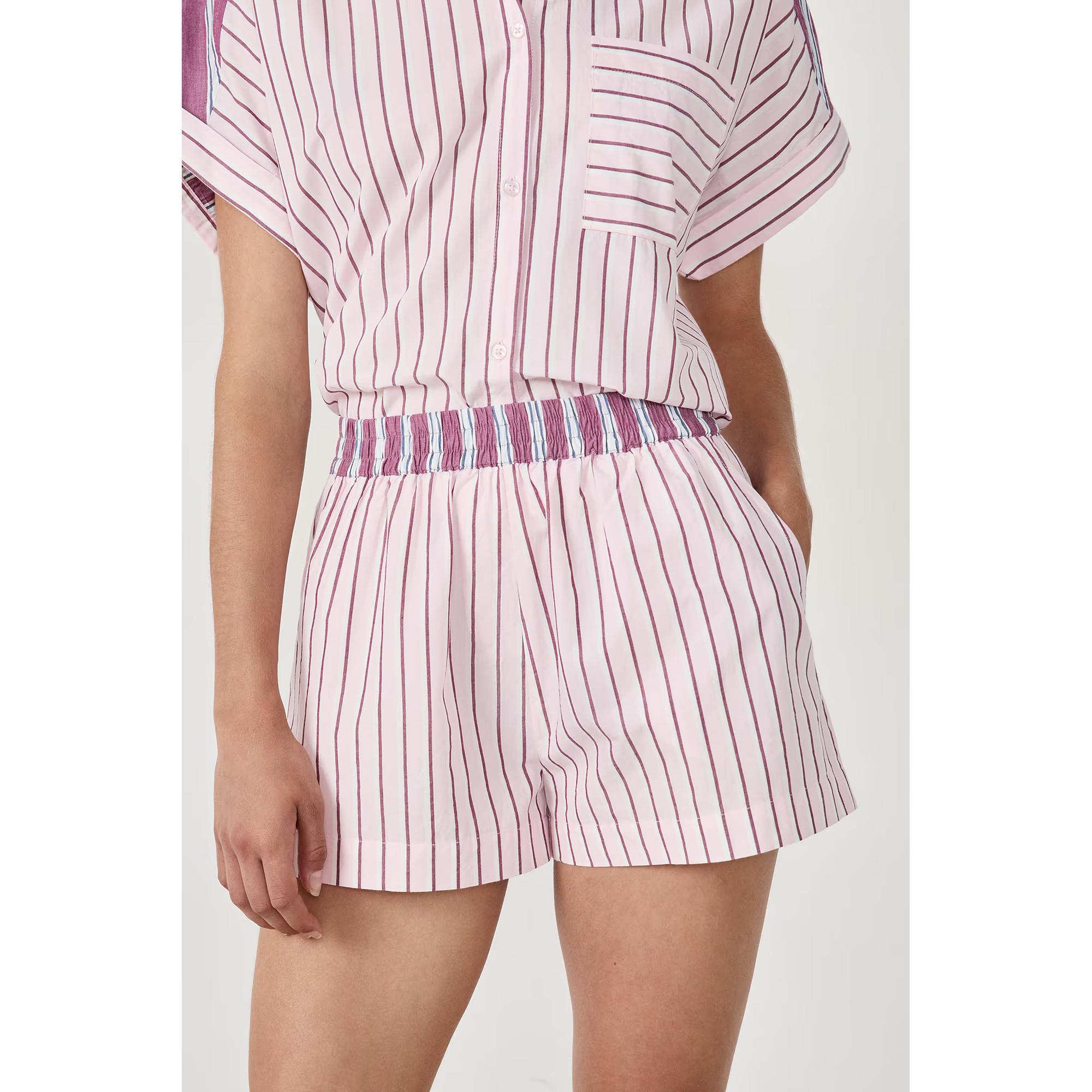 Etam Gestreifte Pyjama Shorts  