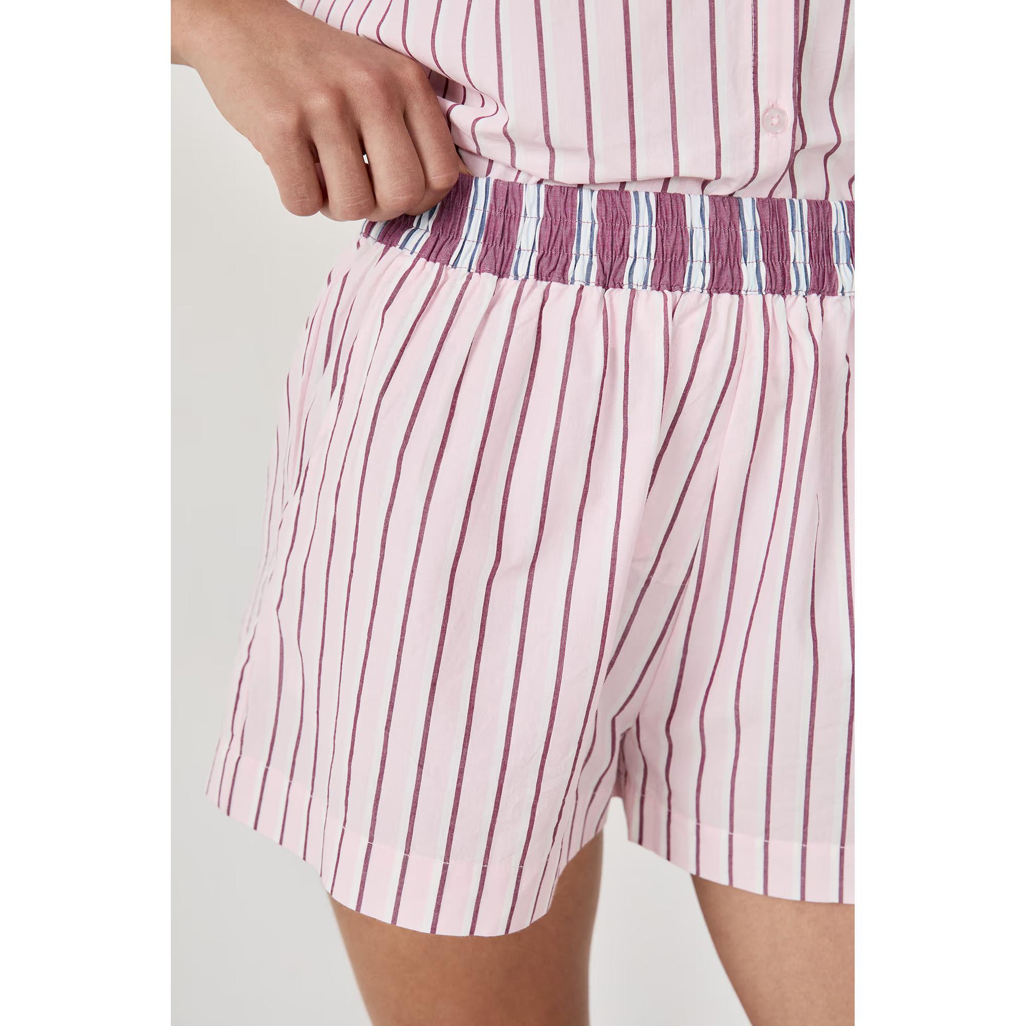 Etam Gestreifte Pyjama Shorts  