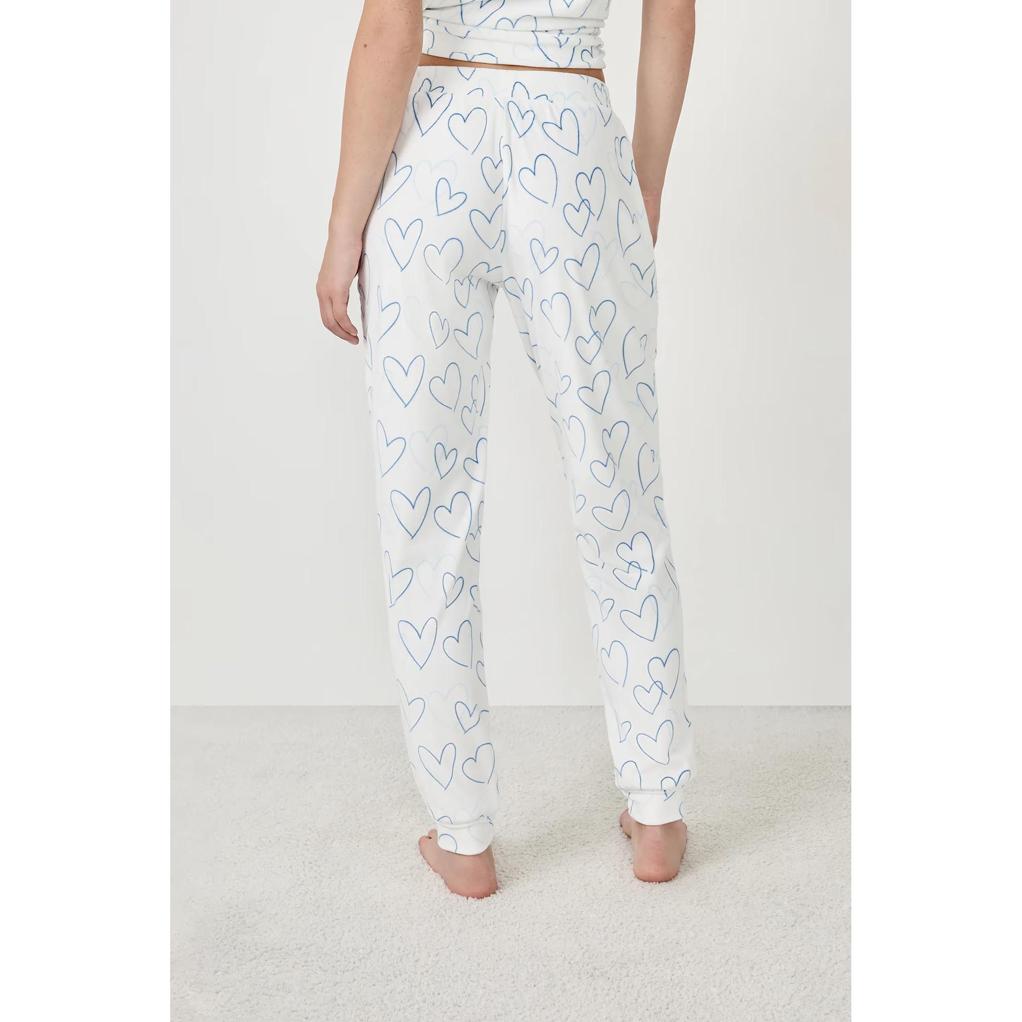 Etam Pantaloni pigiama stampa cuori  