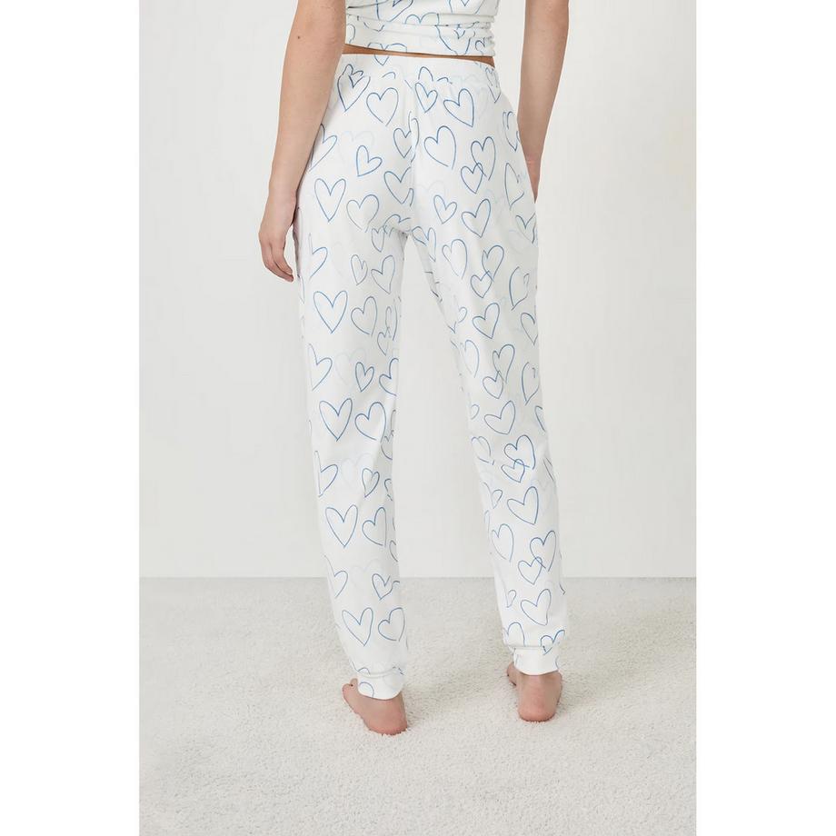 Etam Herz-Print Pyjama Hose  