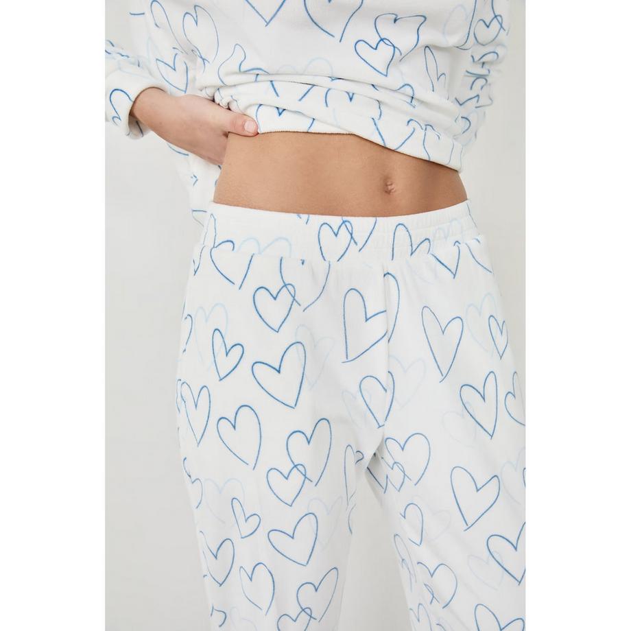 Etam Herz-Print Pyjama Hose  