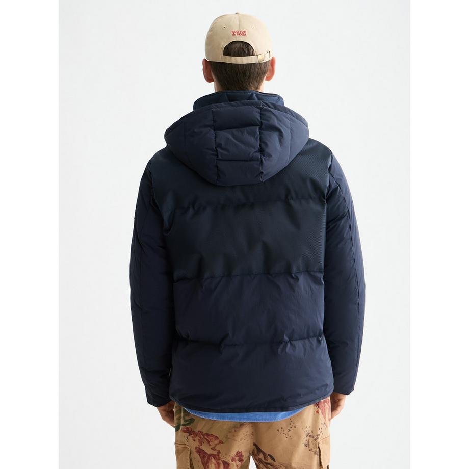 Scotch & Soda Wattierte Kapuzenjacke  