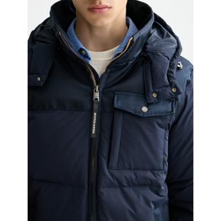 Scotch & Soda Wattierte Kapuzenjacke  