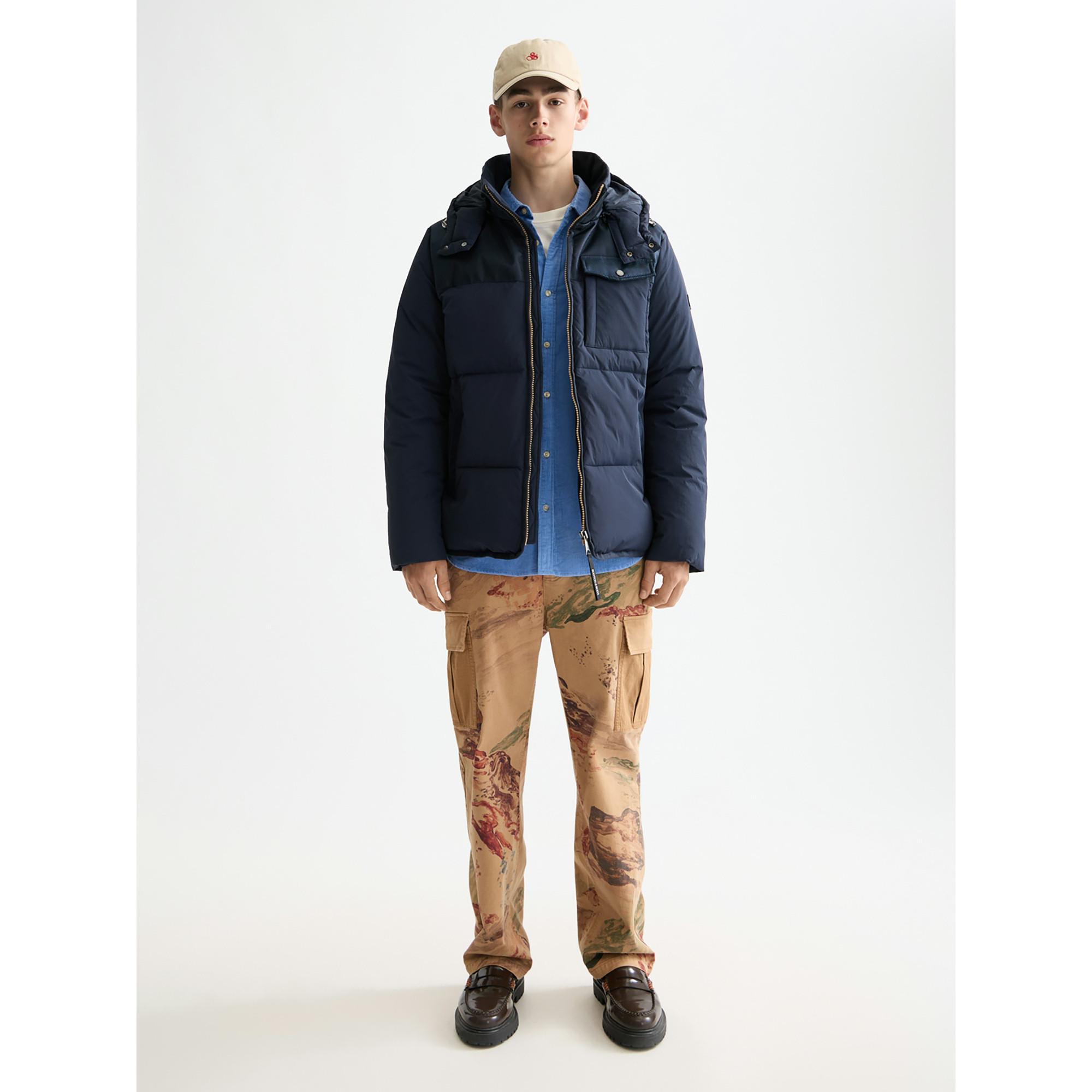 Scotch & Soda Wattierte Kapuzenjacke  