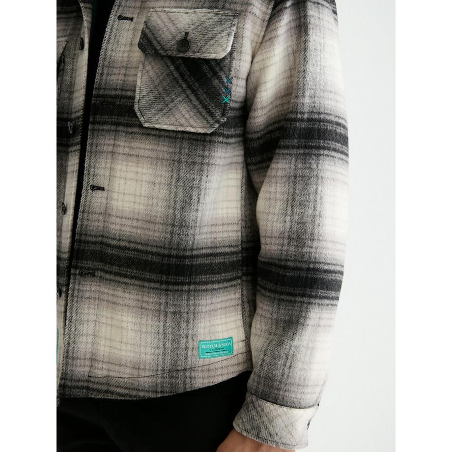 Scotch & Soda Karierte Hemdjacke  