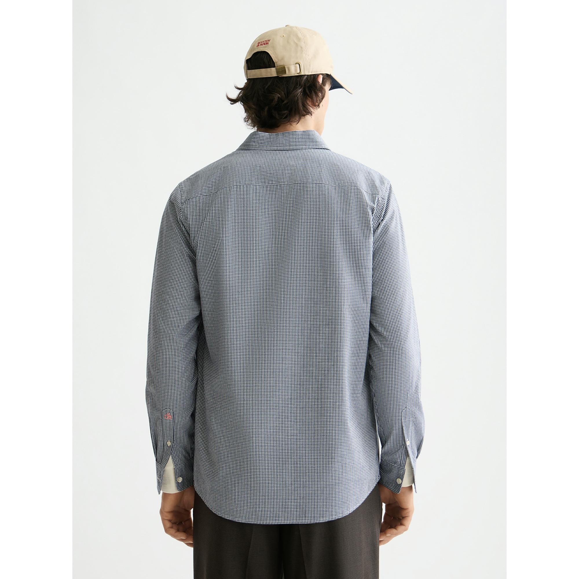 Scotch & Soda Gingham Langarm Regular Fit Hemd  