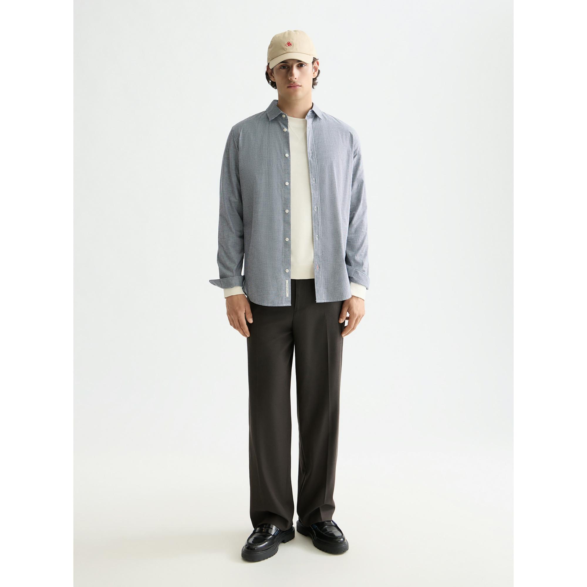 Scotch & Soda Gingham Langarm Regular Fit Hemd  