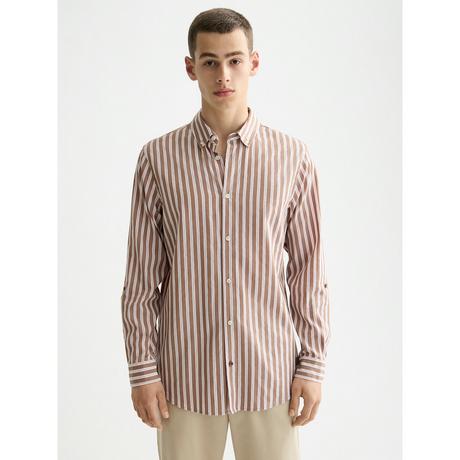 Scotch & Soda Gestreiftes Langarmhemd  