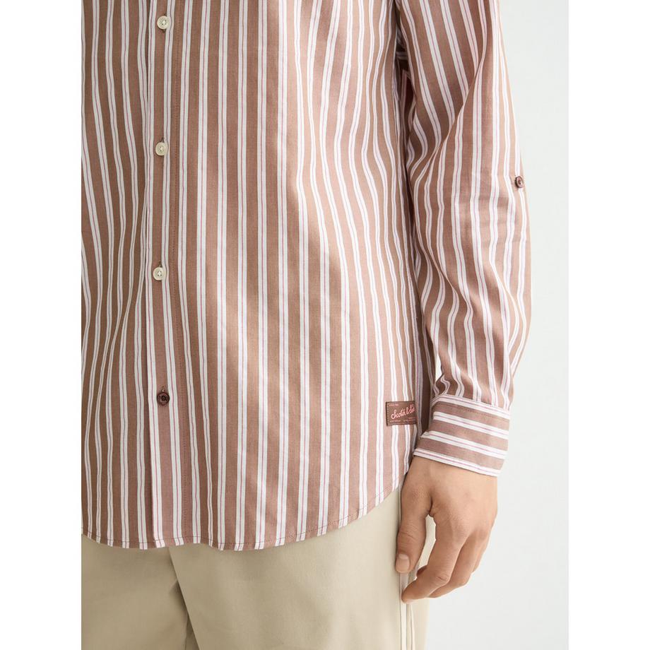 Scotch & Soda Camicia a Righe Regular Fit Maniche Lunghe  