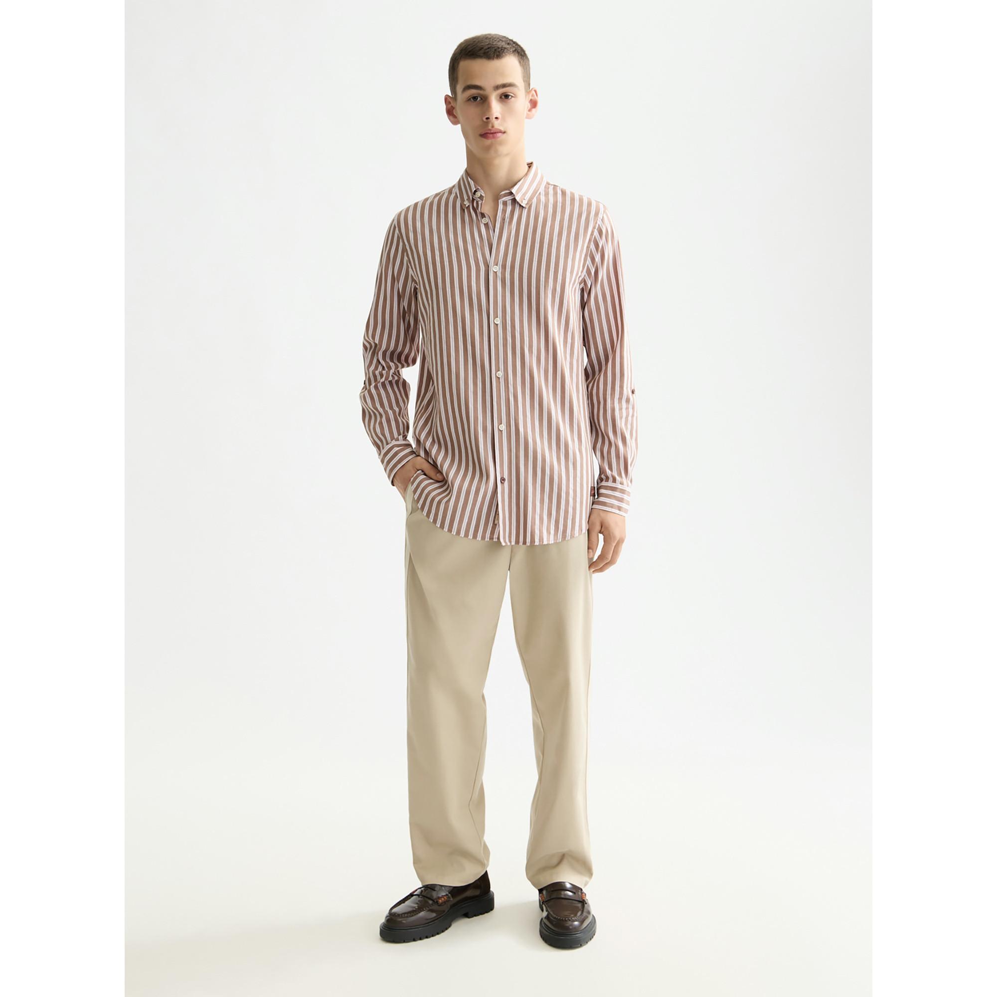 Scotch & Soda Gestreiftes Langarmhemd  