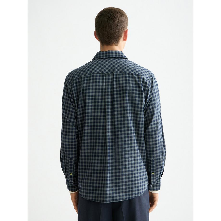 Scotch & Soda Chemise à Carreaux Manches Longues  