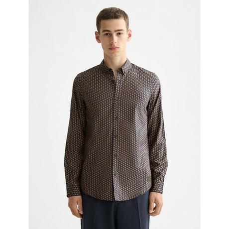 Scotch & Soda Chemise Imprimée Slim Fit Manches Longues  