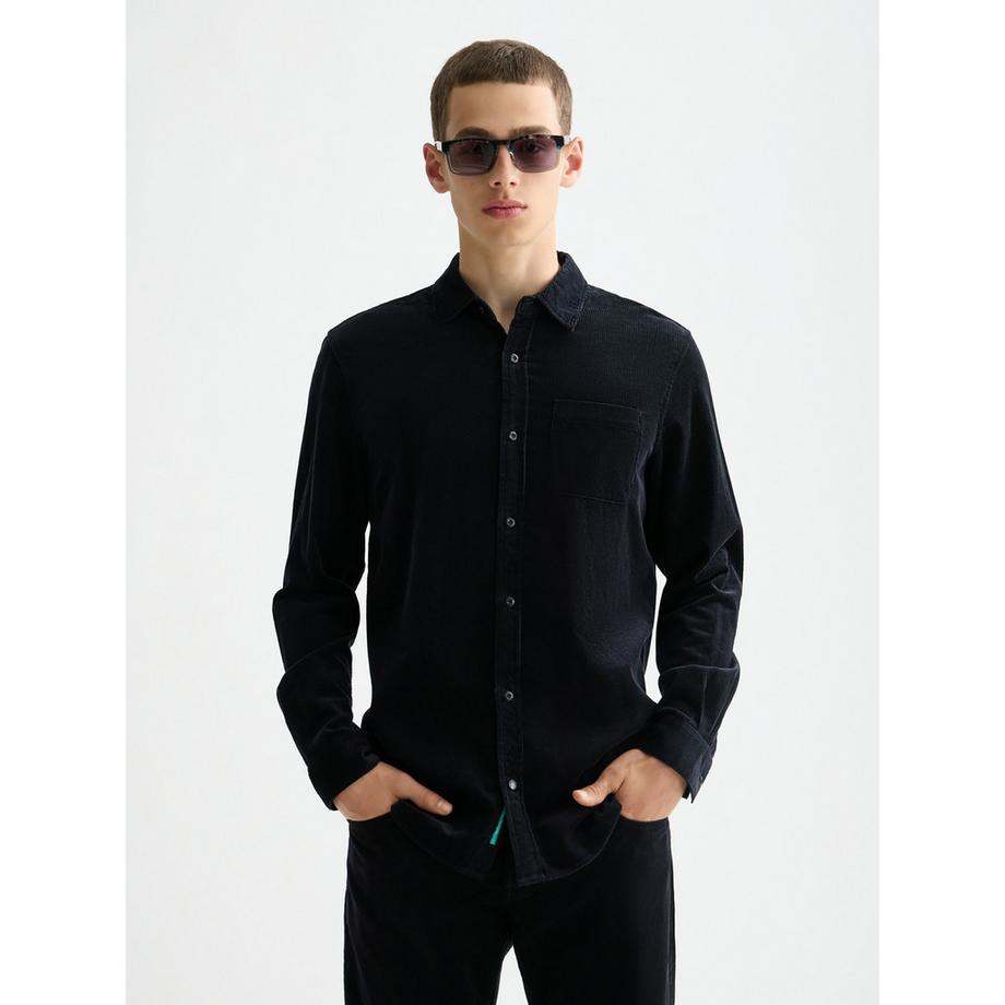 Scotch & Soda Cord Hemd Langarm  