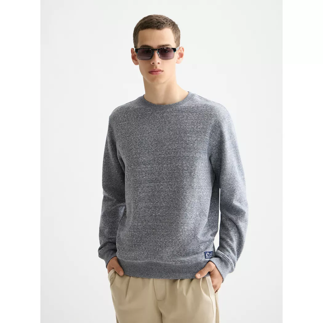 Scotch & Soda Chemise à Manches Longues Open Work Sky Captain S Homme