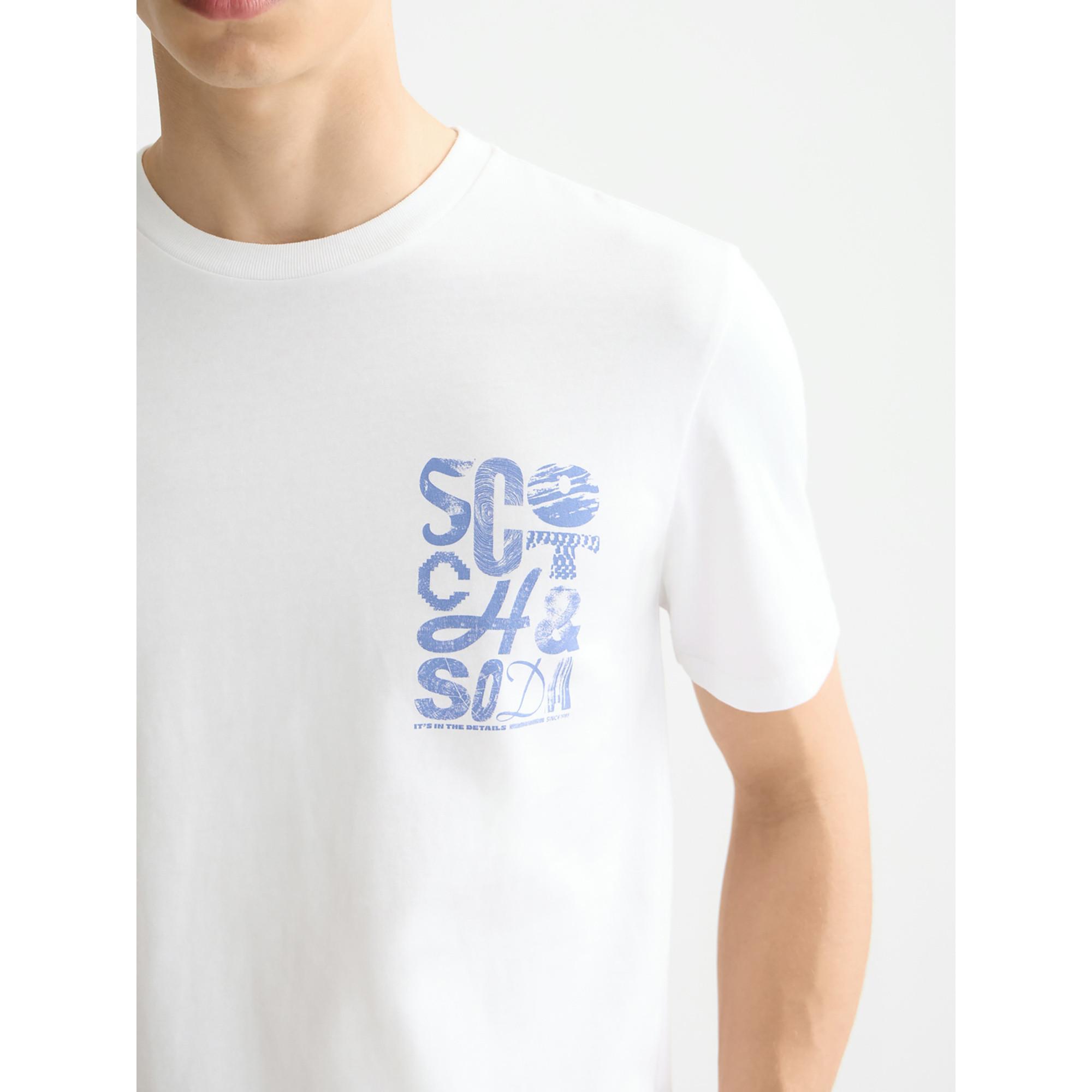 Scotch & Soda T-Shirt Imprimé Logo  