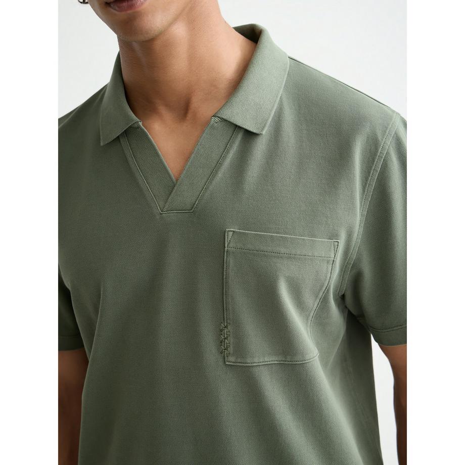 Scotch & Soda Polo Scollo a V Vestibilità Dritta  