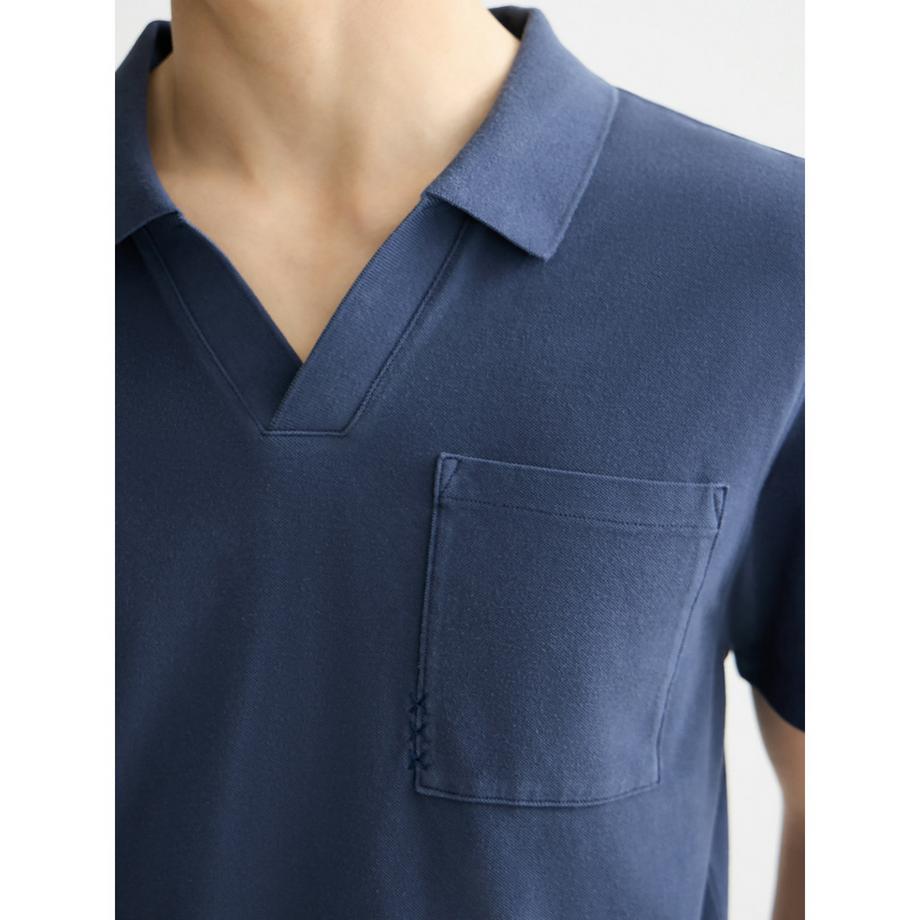 Scotch & Soda Polo Col V Coupe Droite  