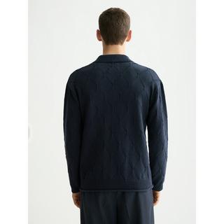 Scotch & Soda Sweatshirt Rautenmuster Regular Fit  