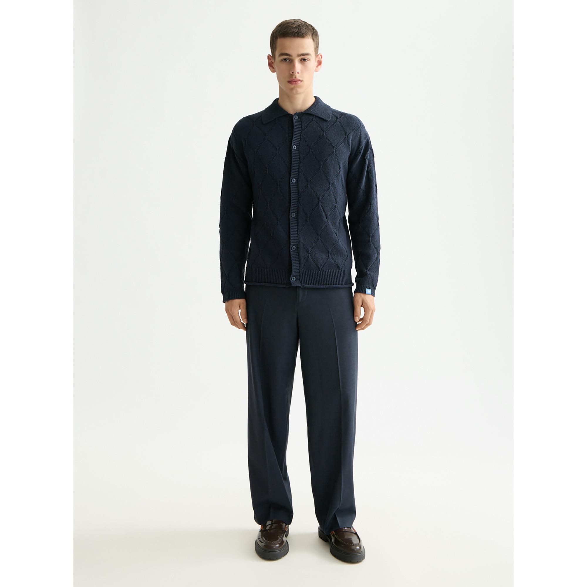 Scotch & Soda Sweatshirt Rautenmuster Regular Fit  