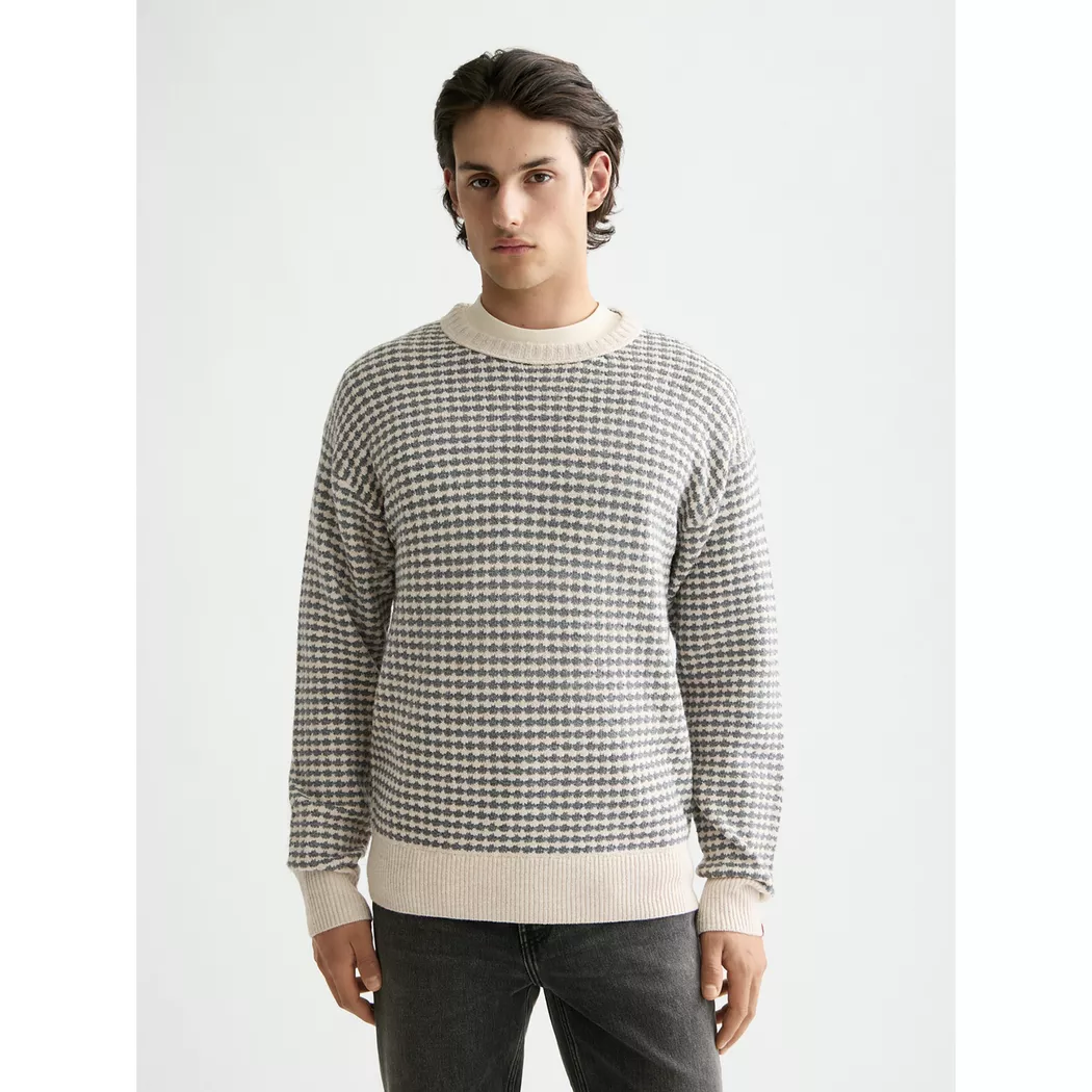 Scotch & Soda Pull 181343 Grey Melange / Eggnog M Homme 2