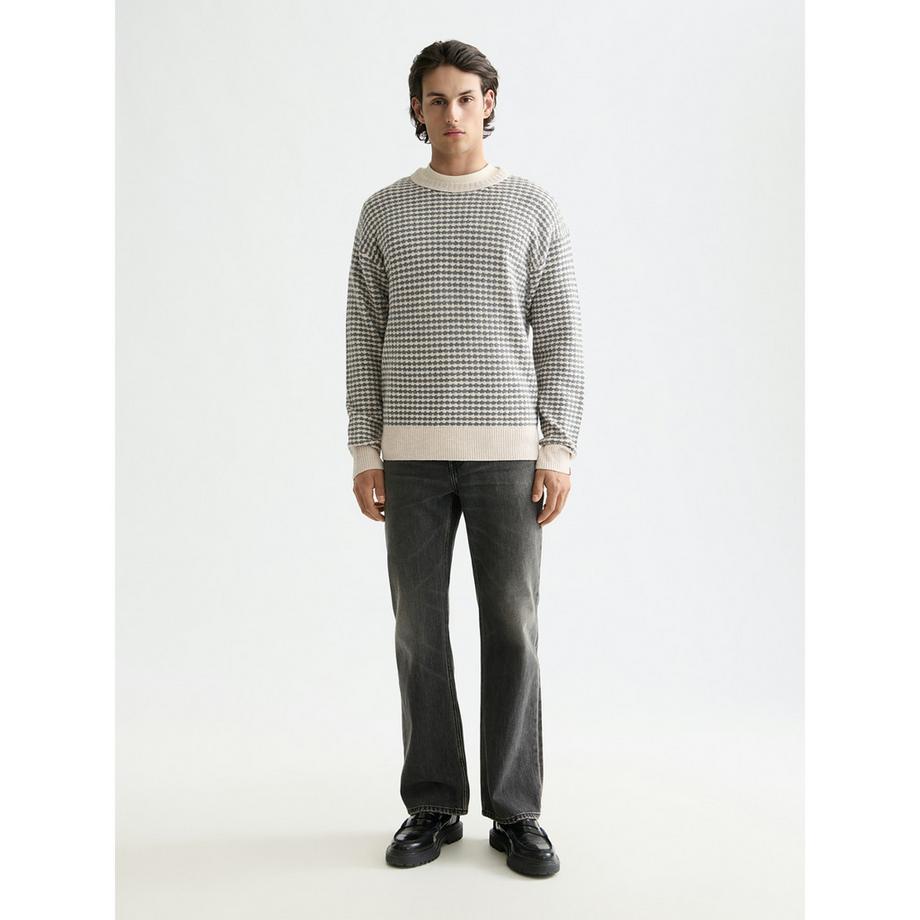 Scotch & Soda Gemusterter Rundhals Pullover  
