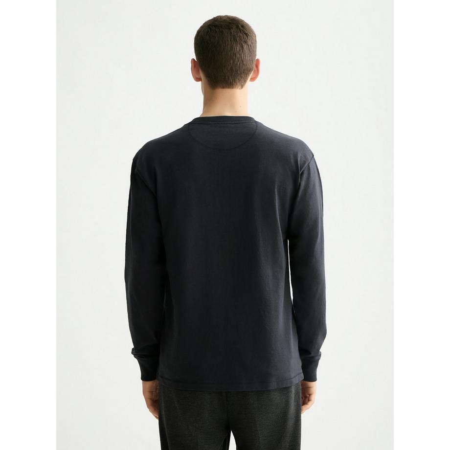 Scotch & Soda T-shirt Henley Manches Longues  