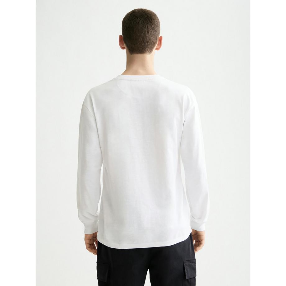 Scotch & Soda Langarm Henley T-Shirt  