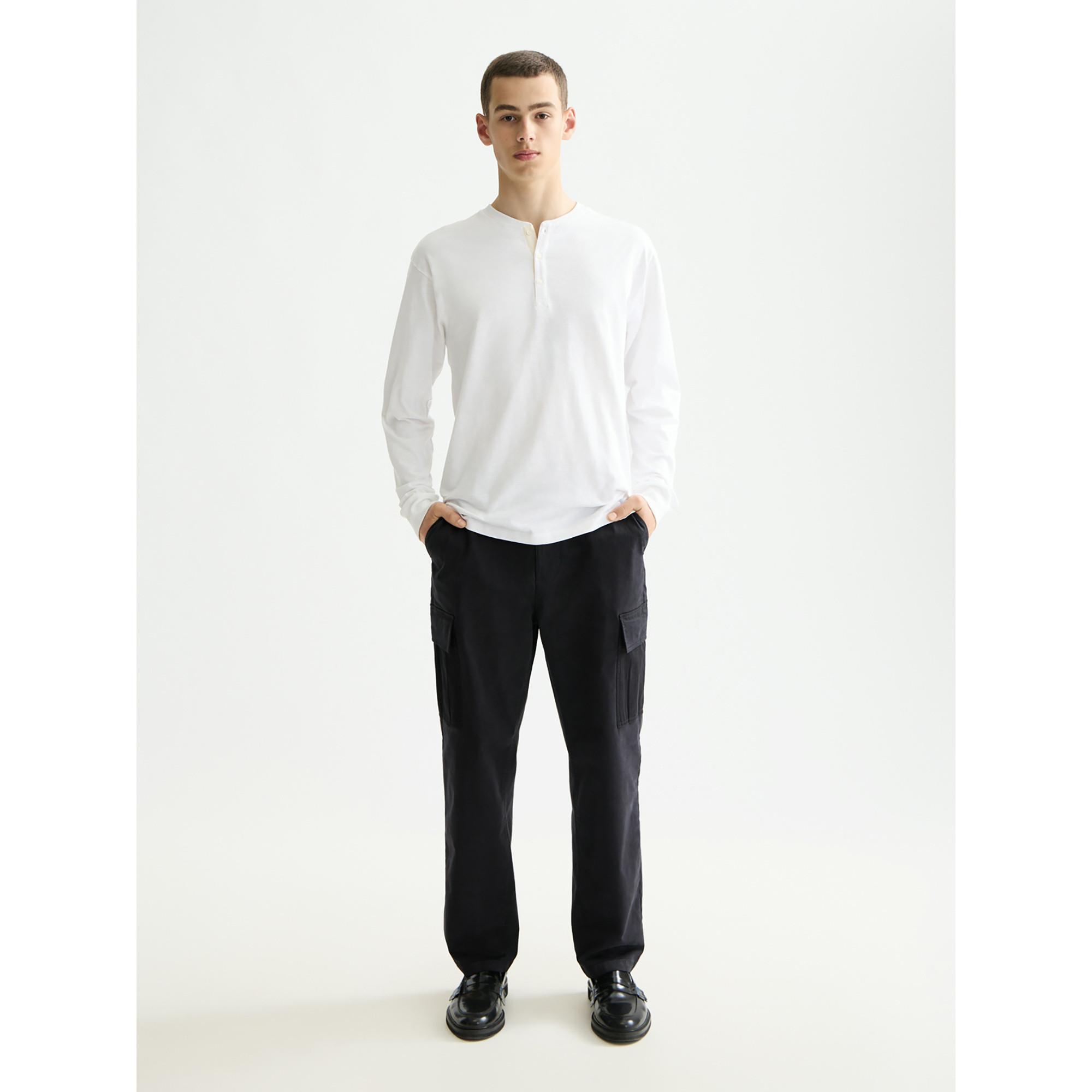 Scotch & Soda Langarm Henley T-Shirt  