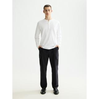 Scotch & Soda Langarm Henley T-Shirt  