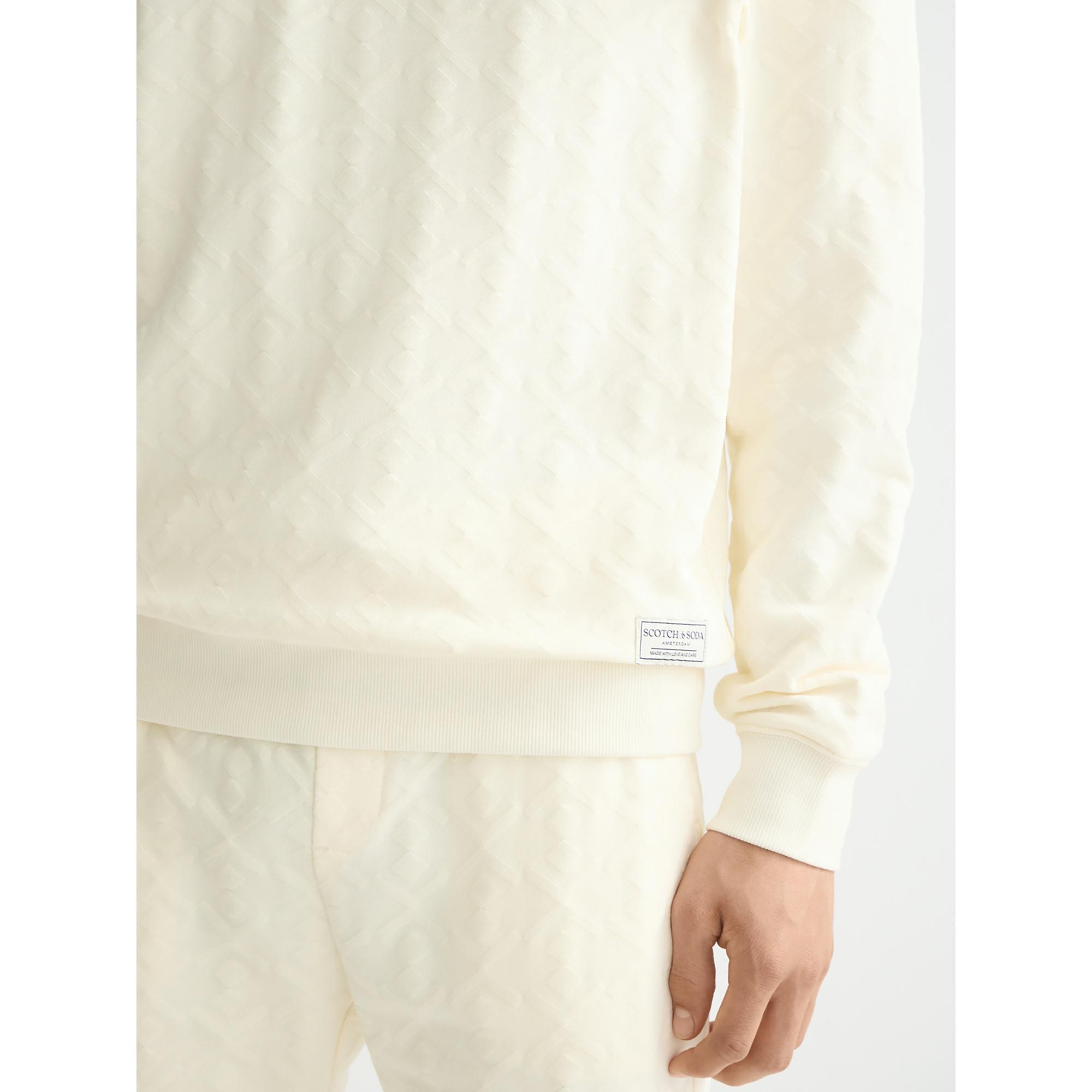 Scotch & Soda Sweatshirt Regular Fit Dezentes Muster  