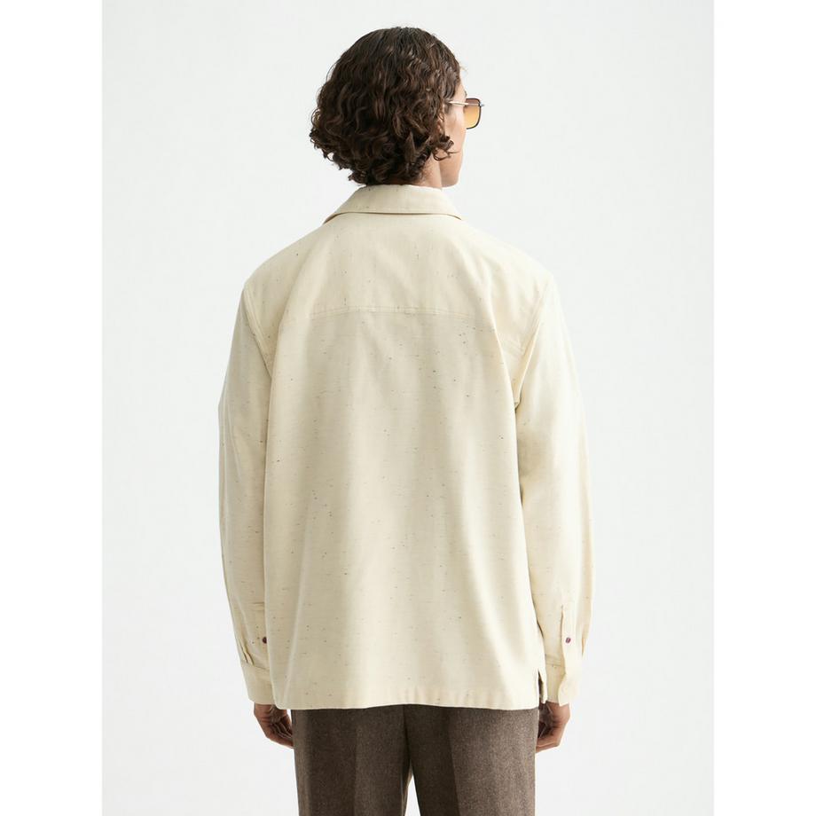 Scotch & Soda Overshirt Regular Fit Gemustert  