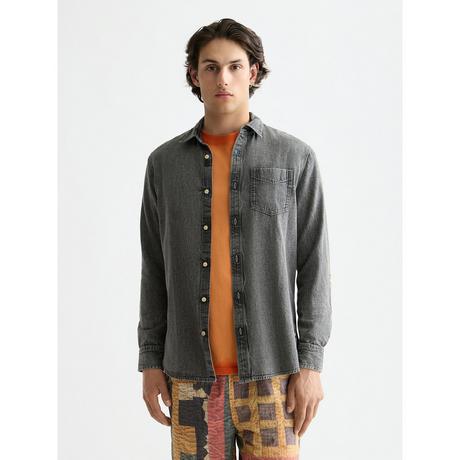 Scotch & Soda Langarm Regular Fit Hemd  