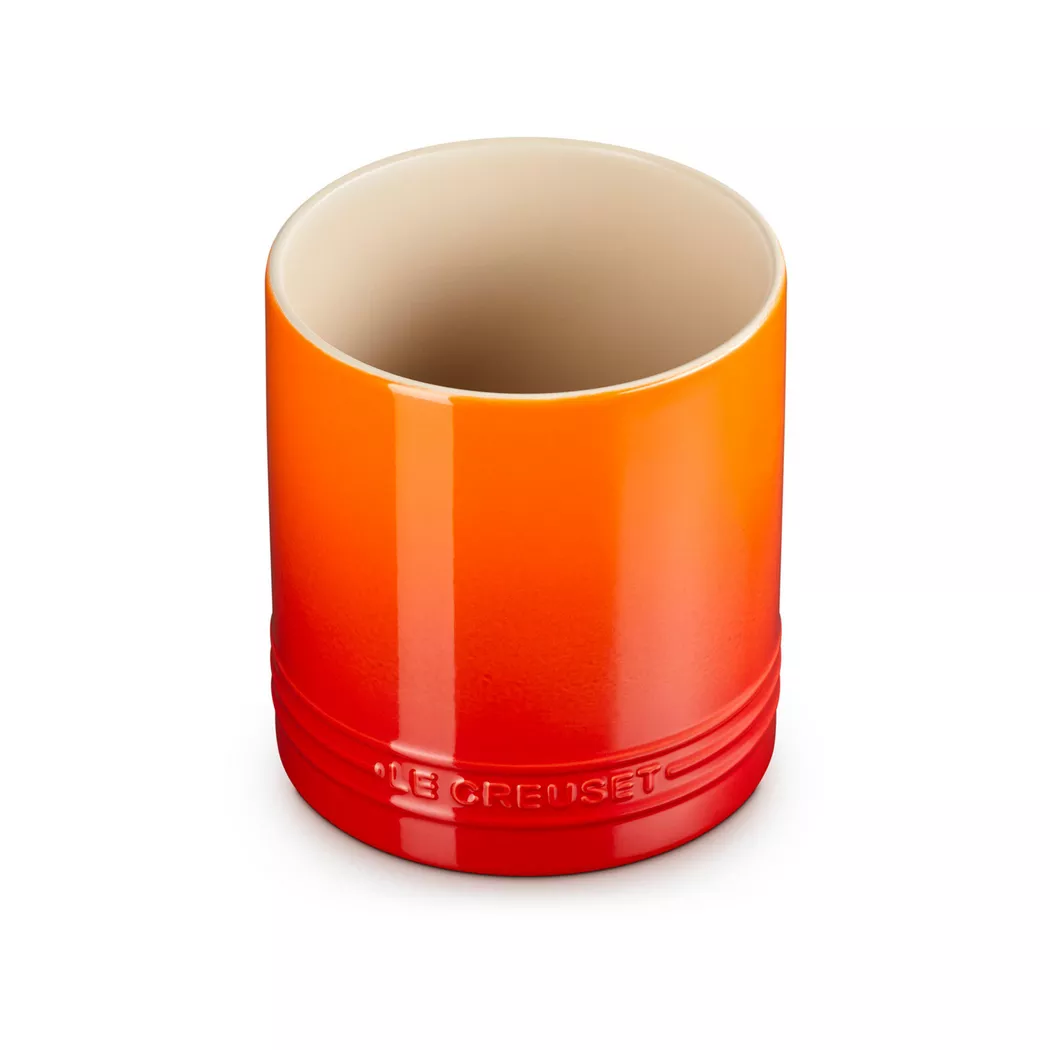 Le Creuset - Küchenutensilien-Behälter, 14cm, Orange