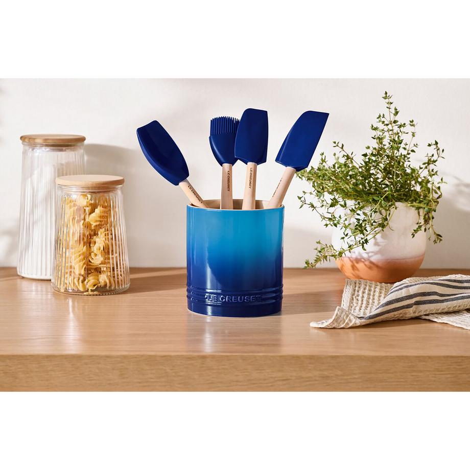LE CREUSET Pot à ustensiles de cuisine Azure 