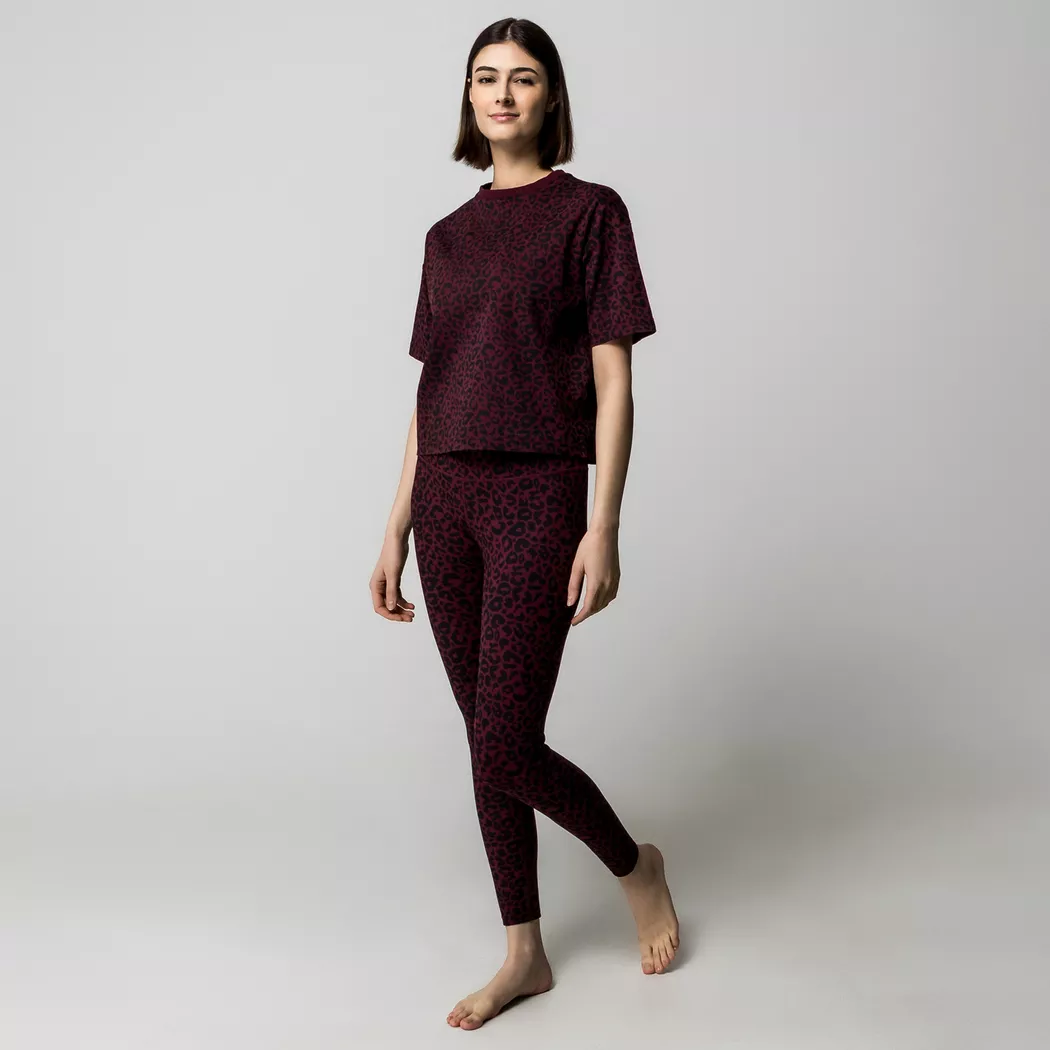 Manor Sport Albany Leggings Leopard XS