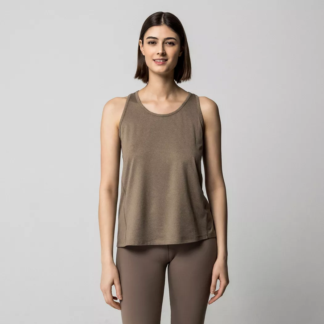 Manor Sport Tank Top Women Khaki Size XL